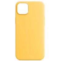 Накладка Silicone Case Magsafe для iPhone 14 Pro Max (Sunglow)